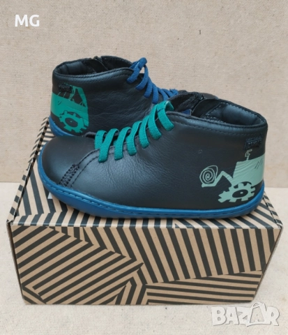 Camper TWS kids детски обувки от естествена кожа с цип #EU28/17см., снимка 4 - Детски обувки - 51945089