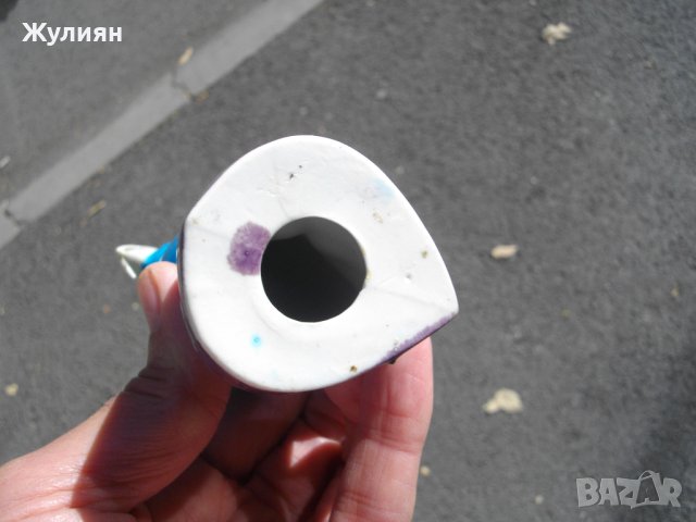 СТАР ПОРЦЕЛАН ПАПАГАЛ , снимка 6 - Антикварни и старинни предмети - 42638020