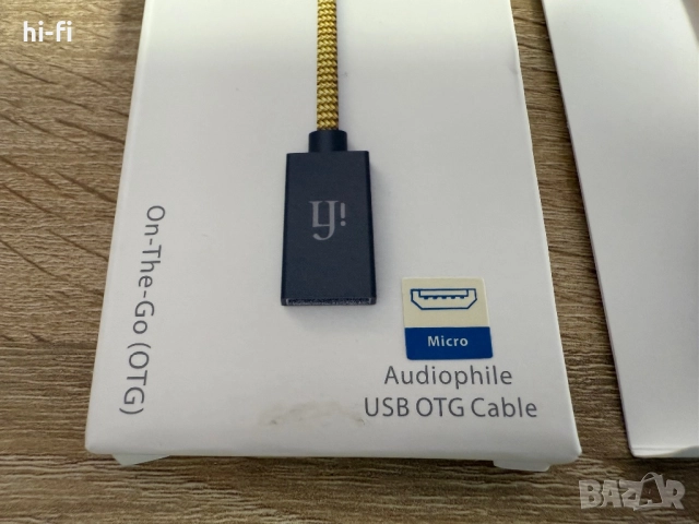 iFi Audio OTG Micro USB кабел 12 см, снимка 4 - Други - 52578394