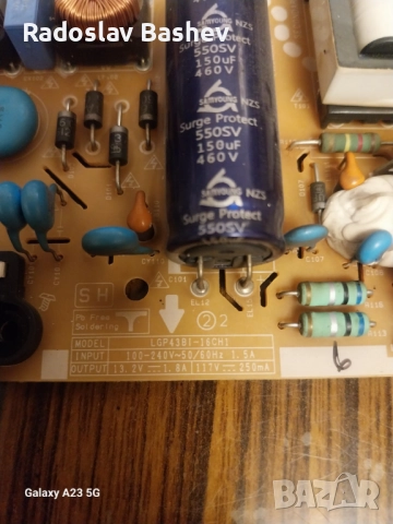 POWER BOARD ,LGP43B1-16CH1,EAX66822701(1.5), снимка 2 - Части и Платки - 51976929