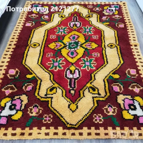 Китеник 100% вълна, снимка 2 - Килими - 55857176