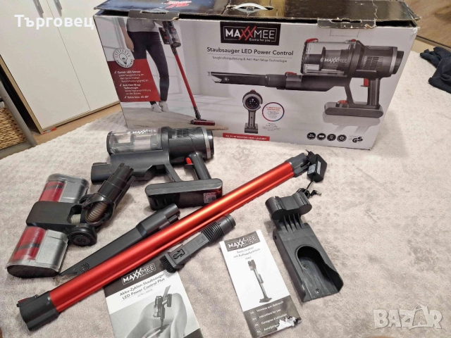 Оригинална немска Безжична/Акумулаторна  Ръчна и Подова Прахосмукачка с Въртяща се Четка, снимка 15 - Прахосмукачки - 51503838