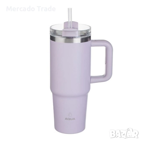 Метална термочаша с капак Mercado Trade, 900мл., Различни цветове, снимка 2 - Чаши - 51554748