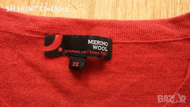 Dressmann of NORWAY 100% Merino Wool за лов риболов и туризъм размер XL термоблуза , пуловер - 92, снимка 5 - Пуловери - 35743183