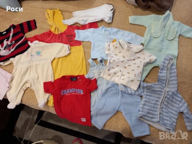 Лот бебешки дрешки за момче от 0 до 3 месеца, снимка 1 - Комплекти за бебе - 34639430