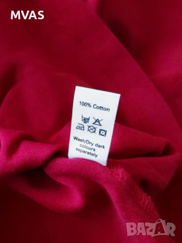 Дамска червена блуза с 3/4 ръкав XL, снимка 4 - Блузи с дълъг ръкав и пуловери - 53157138