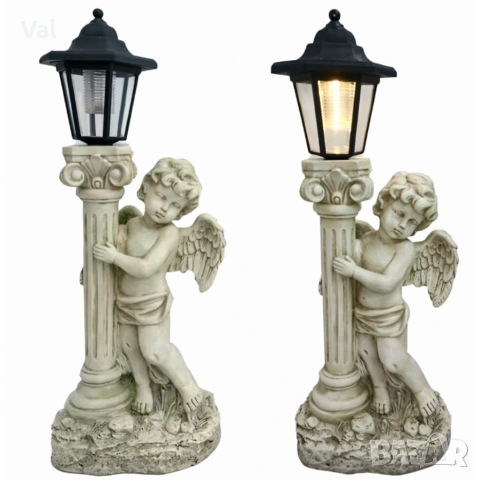 Соларна лампа ангел - елегантна декорация за всеки двор, снимка 8 - Соларни лампи - 53733402