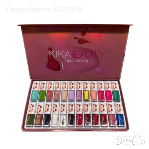 Комплект 24 бр. лак за нокти Kika Beauty