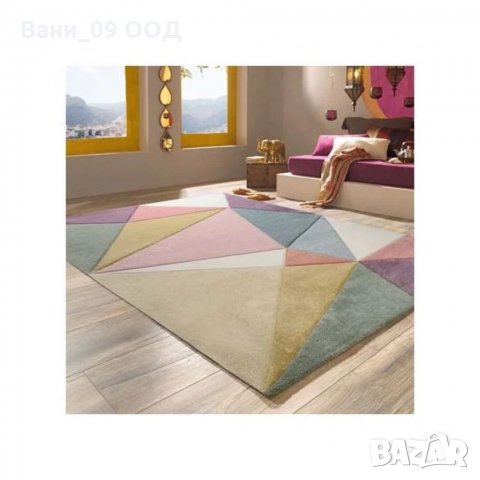 120×170см Страхотен килим в пастелни цветове в Килими в гр. Бургас -  ID34222297 — Bazar.bg