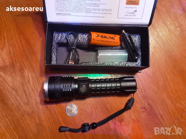 Регулируем Високопроизводителен Нов P90 Super Light акумулаторен фенер прожектор за осветление лов, снимка 14 - Къмпинг осветление - 48907652