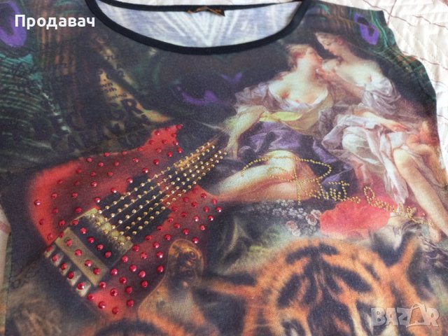 Фина блузка Roberto Cavalli , снимка 2 - Тениски - 40950441