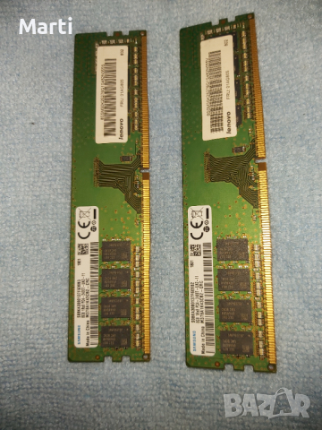 2 x 8GB DDR4 памет за компютри Samsung , снимка 1