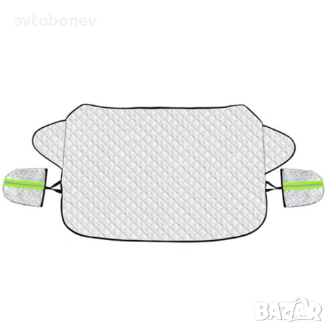 Зимно покривало(термо сенник) за предно стъкло+огледала, снимка 2 - Аксесоари и консумативи - 53041143