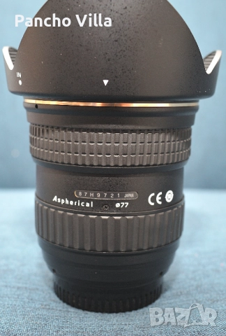 Tokina AT-X Pro 11-16/2,8 DX II за Никон, снимка 3 - Обективи и филтри - 52915799