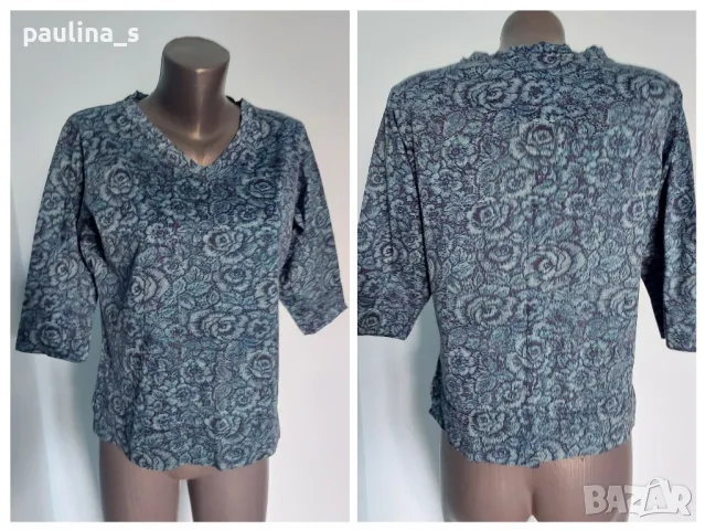 Три различни броя / Дамска еластична блуза 7/8 ръкави "Greenvillage", "Gap" "Karen Scott", снимка 11 - Блузи с дълъг ръкав и пуловери - 16774604