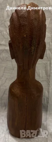 Фигура на бюст от дърво масив, снимка 2 - Статуетки - 50431603