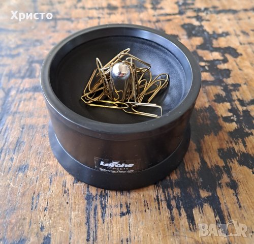 кламерник магнитен Лерхе Lerche Солинген Solingen Германия, метален и стабилен, черен мат