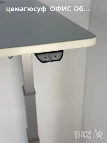 Бяло електрическо бюро с регулируема височина – VS Марка, снимка 5 - Бюра - 50015707