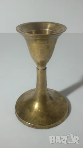 Малък месингов свещник