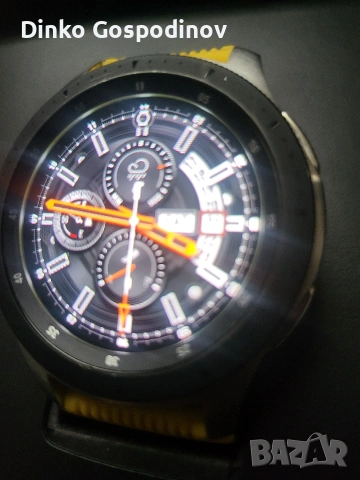 Продавам Samsung galaxy watch SM-R800 46мм Неразлечим от нов. Часовни, снимка 2 - Мъжки - 53576949