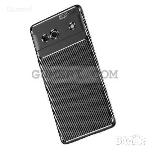 Google Pixel 7a Противоударен Силиконов Гръб - Карбон, снимка 4 - Калъфи, кейсове - 42648497