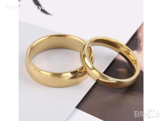 брачни халки от медицинска стомана 