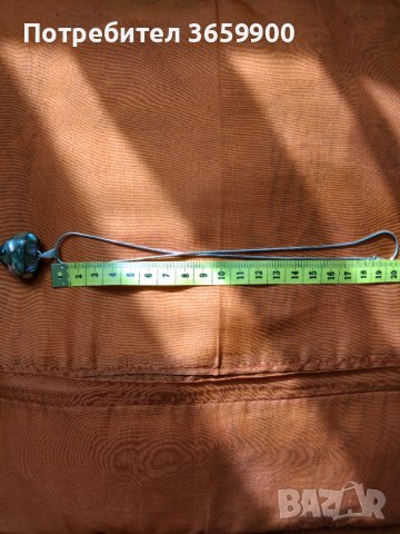 Дамско колие с камъни, сребърно,сърце, снимка 5 - Колиета, медальони, синджири - 42662476