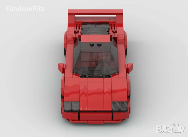 Сглобяема количка Ferrari F40, снимка 4 - Конструктори - 52888088