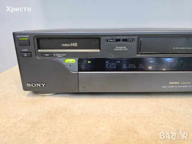 sony ev-t2 video8 vhs , снимка 3 - Плейъри, домашно кино, прожектори - 48417738