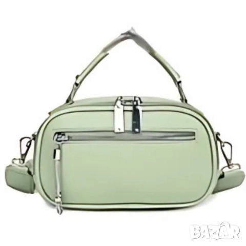 Модерна дамска чанта с ципове в различни цветове, снимка 2 - Чанти - 52098252