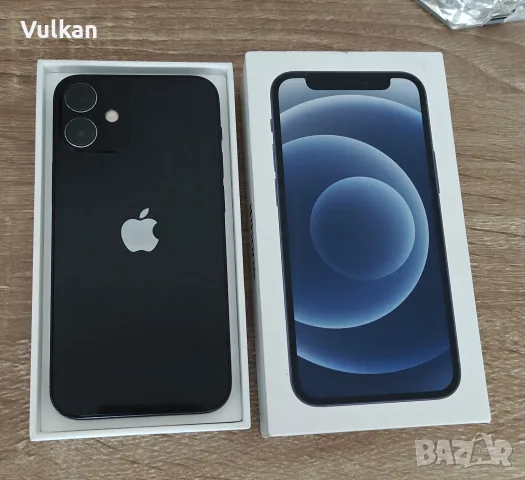 iPhone 12 Mini 64GB Black (Черен) – С кутия , снимка 2 - Apple iPhone - 56149308