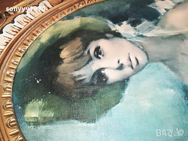 КАРТИНА КРАСИВА МАДАМА 70Х60СМ 0604221852, снимка 13 - Антикварни и старинни предмети - 36368464