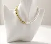 модерно дамско колие стомана, снимка 1