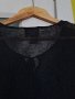 Блуза дълъг ръкав черна полупрозрачна с цветни ръкави S-М, снимка 5
