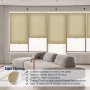Безжична щора отдолу нагоре бежово 44" Ш X 72" В Langla-Shades, снимка 3