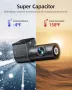 Нов 4K двоен видеорегистратор с 5.8GHz WiFi, нощен режим G-сензор кола, снимка 9