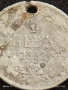 Сребърна монета 1 лев 1882г. Княжество България продупчена за НАКИТ, НОСИЯ, КОЛЕКЦИЯ 33381, снимка 2
