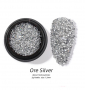 1440 супер ситни сиви сребристи камъчета диамантчета диаманти за декорация украса нокти маникюр плик, снимка 2