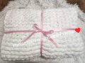 Бебешка пелена одеалце Ализе Пуфи за подарък , снимка 1 - Спално бельо и завивки - 39494910