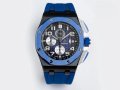 Мъжки часовник Audemars Piguet Royal Oak Offshore Blue с швейцарски механизъм, снимка 1 - Мъжки - 40995116