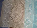 Винтич ръчно плетена покривка за легло филе дантела, снимка 7