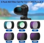 Нов комплект 6 броя ND CPL UV филтри за DJI Osmo Pocket 3 HD стъкло, снимка 2