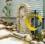 Свободностояща метална стойка Artigarden за градински маркуч до 45 м, снимка 3