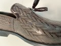 Мъжки Обувки от Естествена Кожа - Бордо, снимка 3