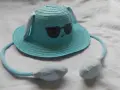 Шапка панама с подскачащи ушички - НОВА!, снимка 1