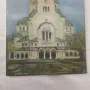 Интересна стара картина Александър Невски подписана  SG2009, снимка 4