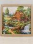 Диамантен гоблен 25 х 25 см готов изработен в дървена рамка , снимка 1