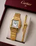 Cartier ⚜️Часовник + Гривна ⚜️, снимка 3