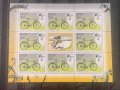 1686. Русия 2008 = “ Транспорт и Спорт. История на велосипеда.”, **, MNH, 4x Minisheet , снимка 4