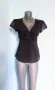 Три различни броя / Черна маркова блуза тип туника с къс ръкав , снимка 3